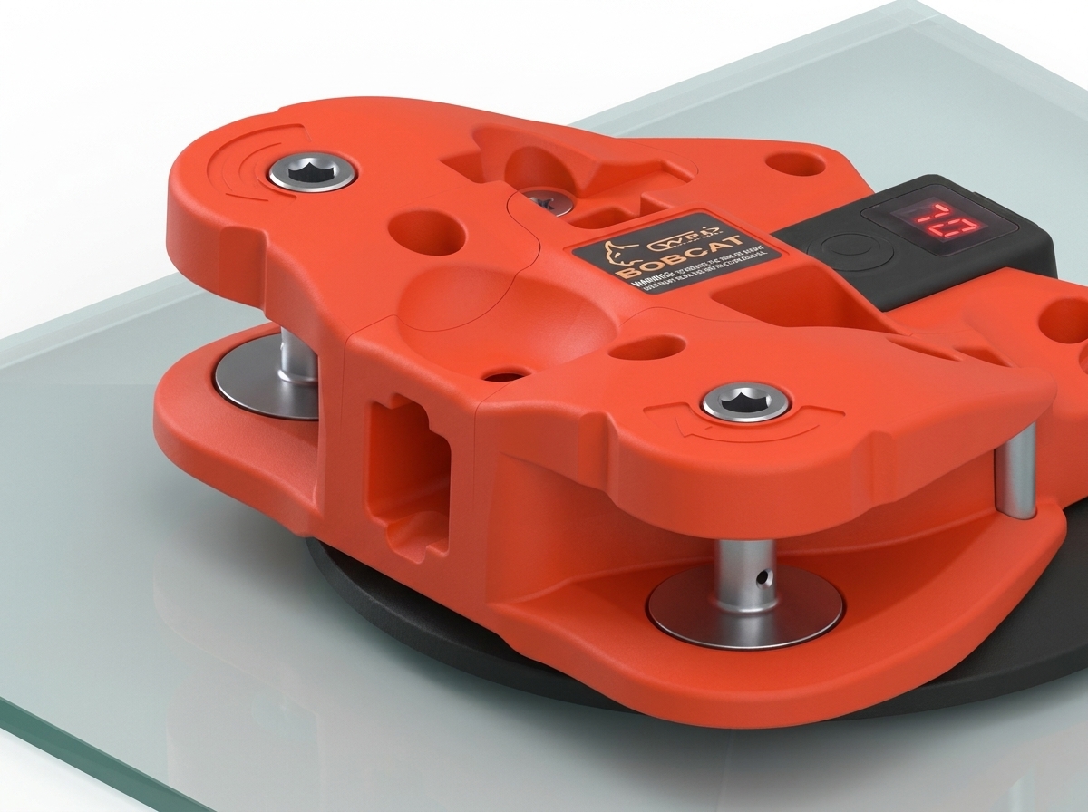 Product illustration showing both Bobcat winding positions and drive connections in a three-quarter close-up