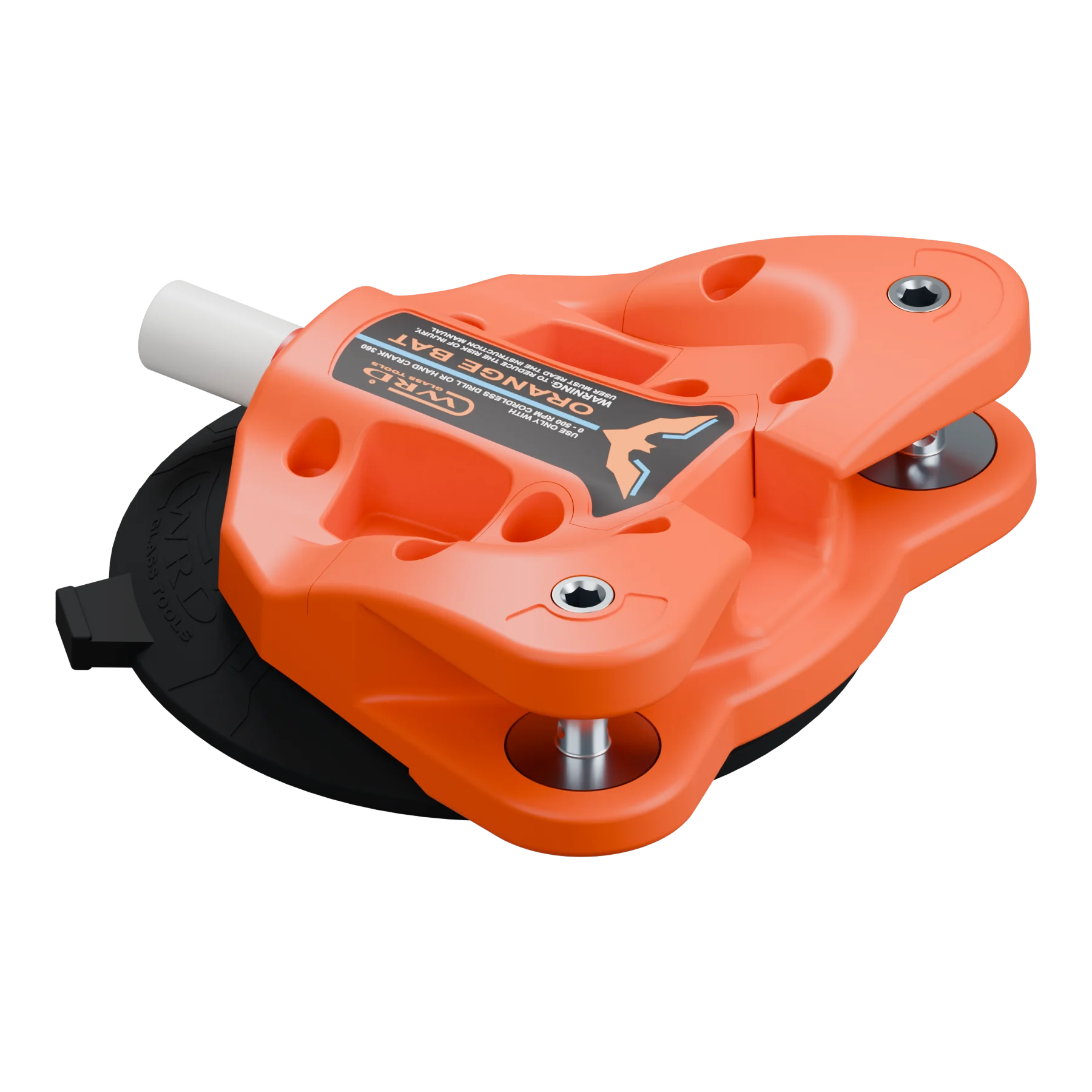 Orange Bat assembly with SP3 pump and suction pad in place.