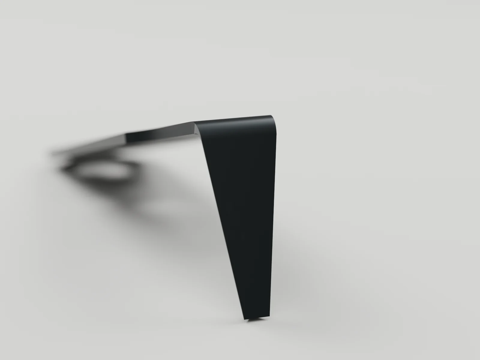 The bend where the Rhino blade shank turns into the cutting leg